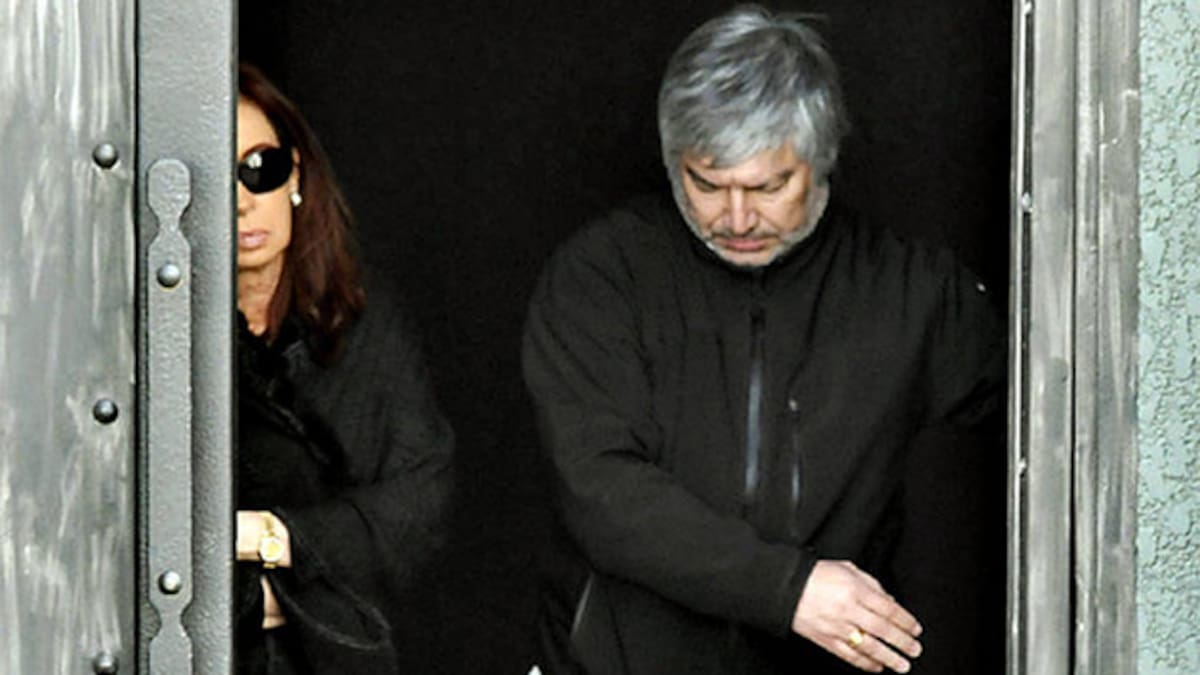 Cristina Kirchner y Lázaro Báez