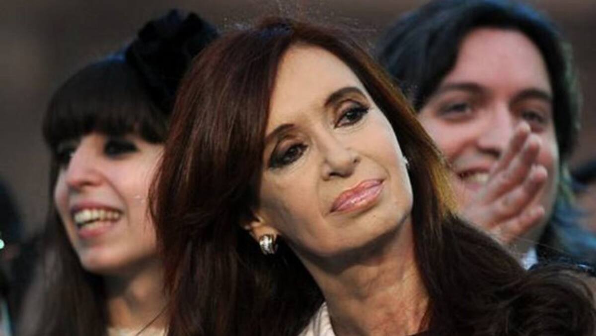 Cristina, Máximo y Florencia Kirchner
