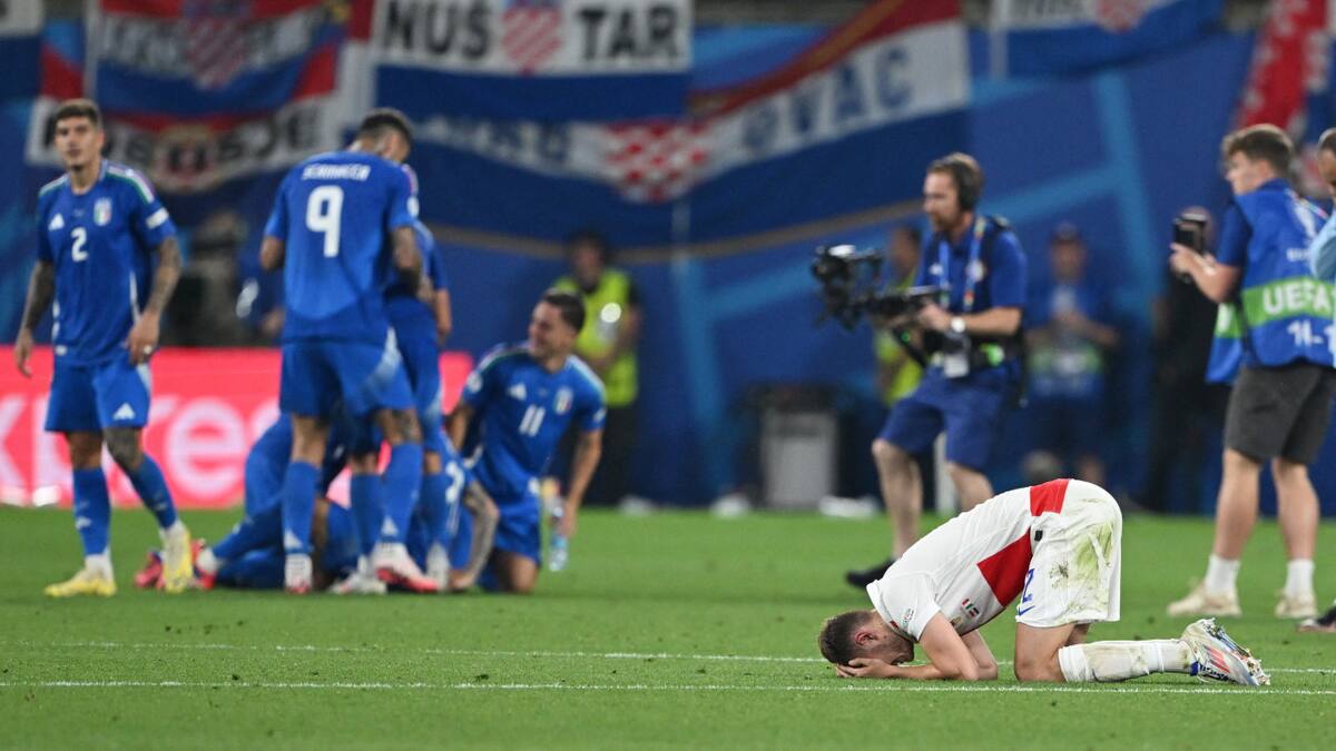 Eurocopa 2024: Italia le empató sobre la hora a Croacia y logró una agónica clasificación a octavos de final