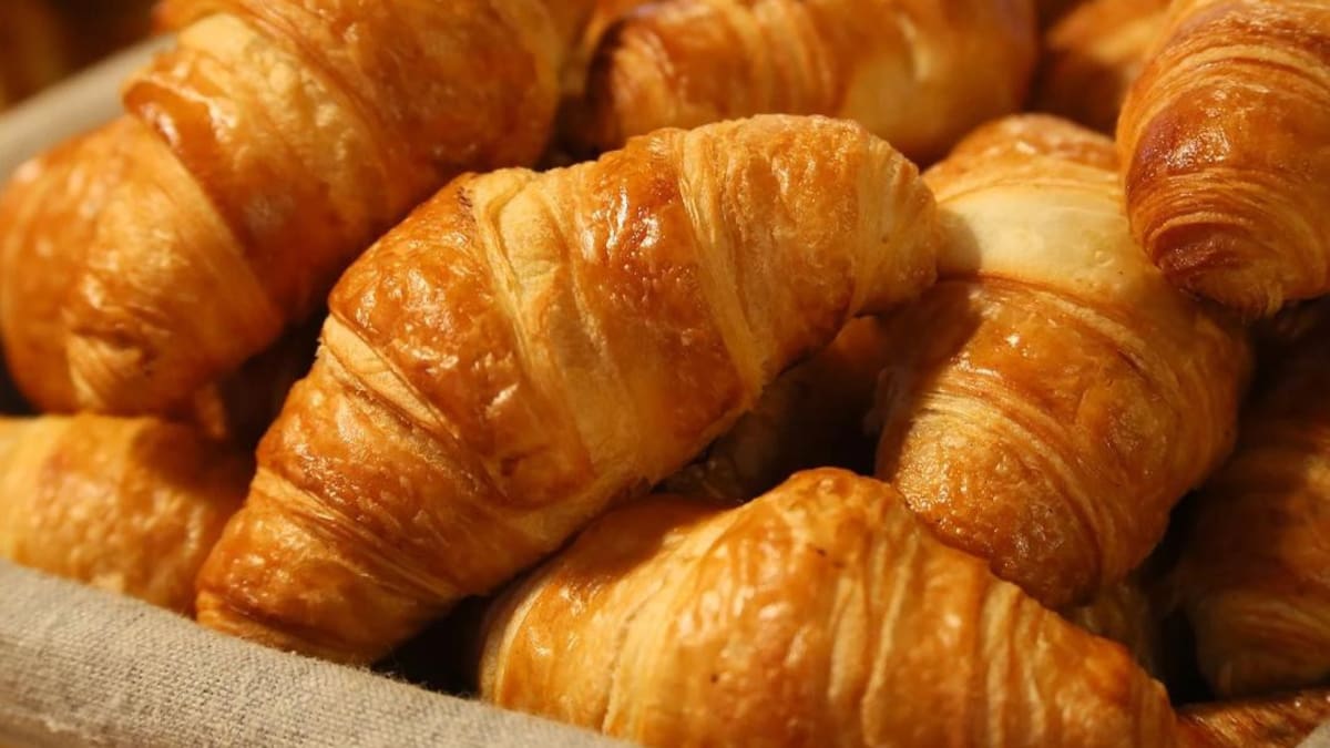 Croissant, alimentos