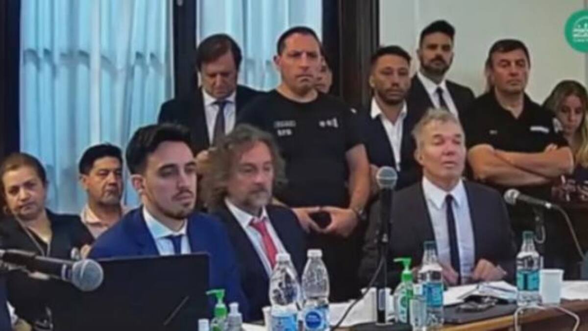 Cruce entre Tomei y Burlando en el juicio por Fernando Báez Sosa. Foto: NA.
