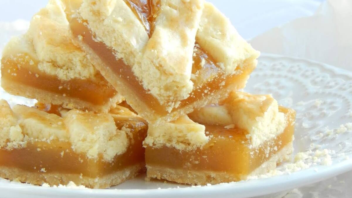 Cuadrados de batata. Foto: Miicakes