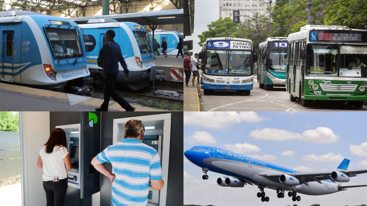 Transporte, bancos, vuelos y más: qué servicios no funcionan este jueves 19 de febrero por el paro general