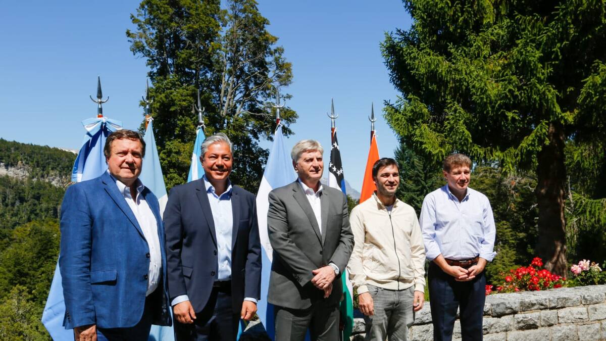 Cumbre de gobernadores en la Patagonia. Foto: @rionegrogob