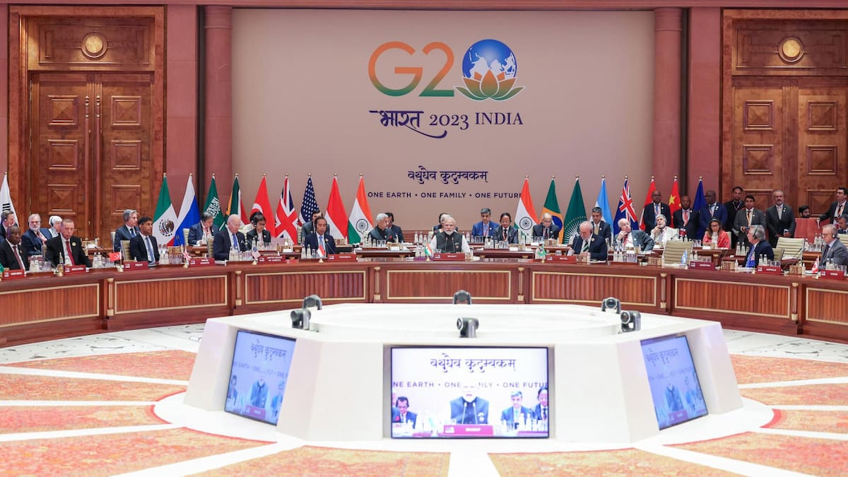 Cumbre del G20 en Nueva Delhi. Foto: EFE.