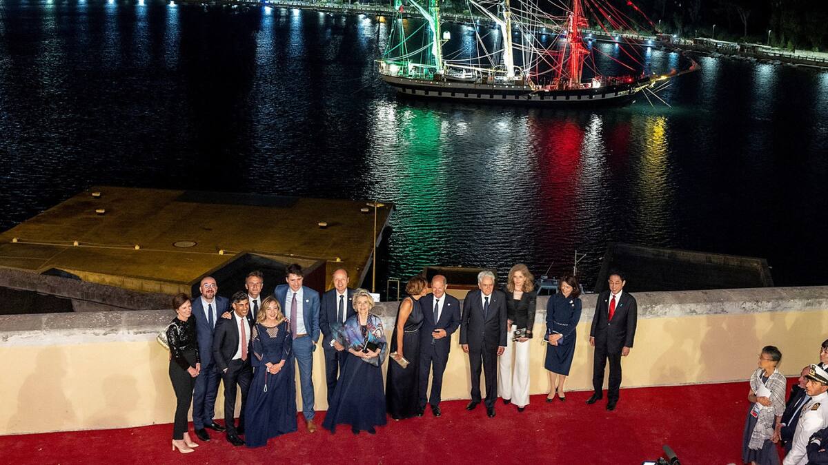 Cumbre del G7 en Italia. Foto: Reuters