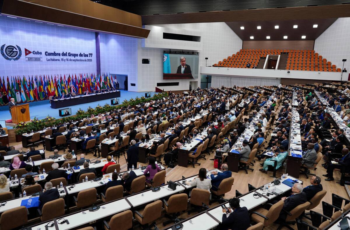 Cumbre del G77+China. Foto: Reuters.