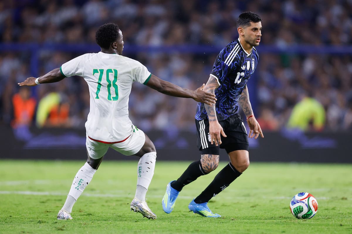 Cuti Romero en el partido frente a Mauritania