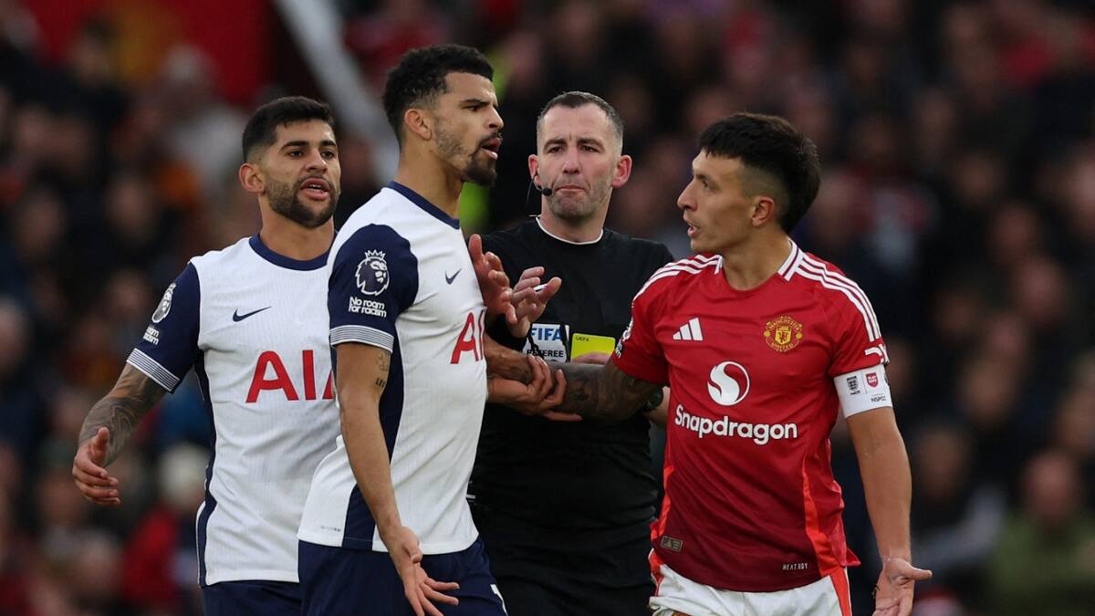 Premier Legue: el Tottenham del Cuti Romero goleó al Manchester United de Garnacho y Lisandro Martínez en Old Trafford