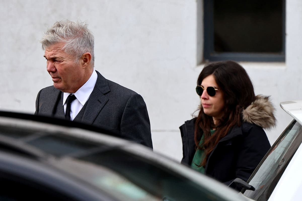 Dalma Maradona y Fernando Burlando en el juicio por la muerte de Maradona. Foto: REUTERS.