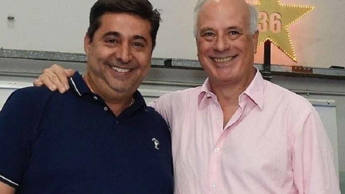 Daniel Angelici y Enrique Nosiglia