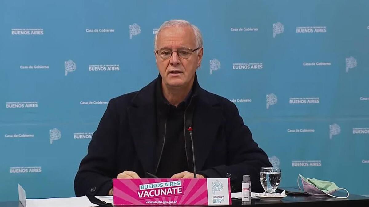 Daniel Gollan, ministro de Salud de la Provincia, captura YouTube