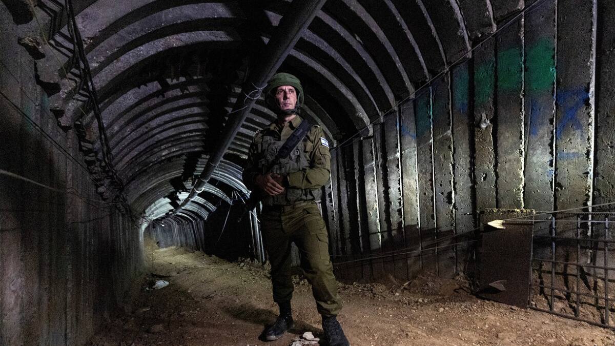 Imágenes impactantes: Israel mostró el interior del túnel donde fueron "ejecutados" los seis rehenes