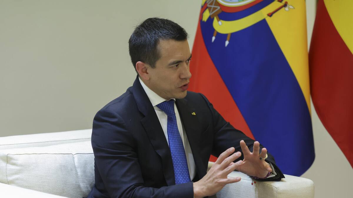 Daniel Noboa, Ecuador. Foto: EFE