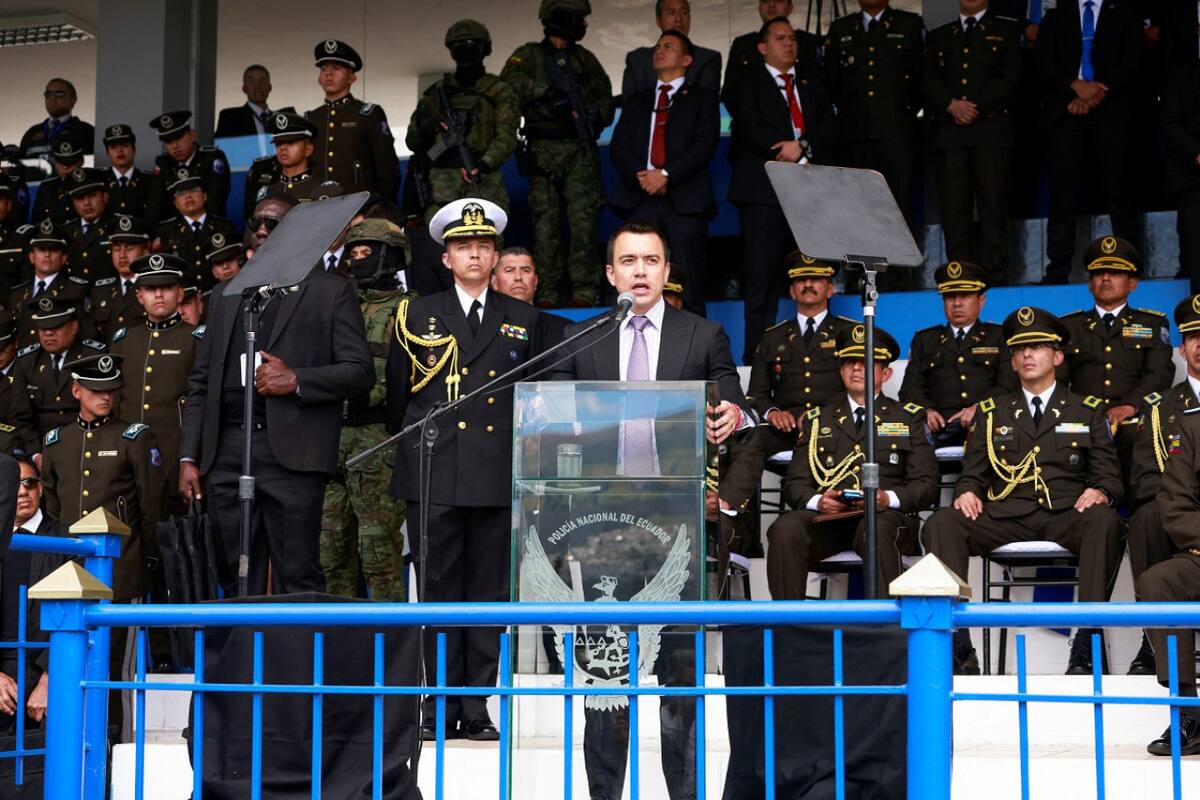 Daniel Noboa, presidente de Ecuador. Foto: Reuters.