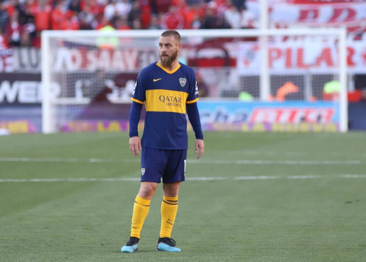 Daniele De Rossi en Boca. Foto: NA/Damián Dopacio
