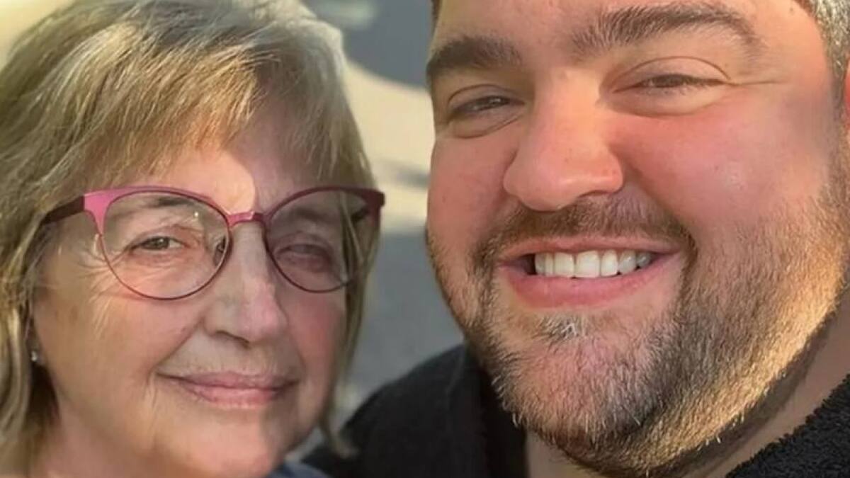 Darío Barassi y su mamá Laura. Foto: Instagram @dariobarassi