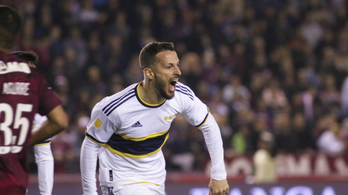 Darío Benedetto, Boca Juniors. Foto: NA.