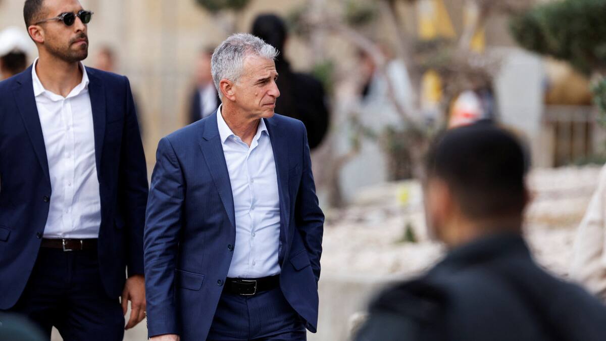 David Barnea, jefe del Mossad. Foto: Reuters.