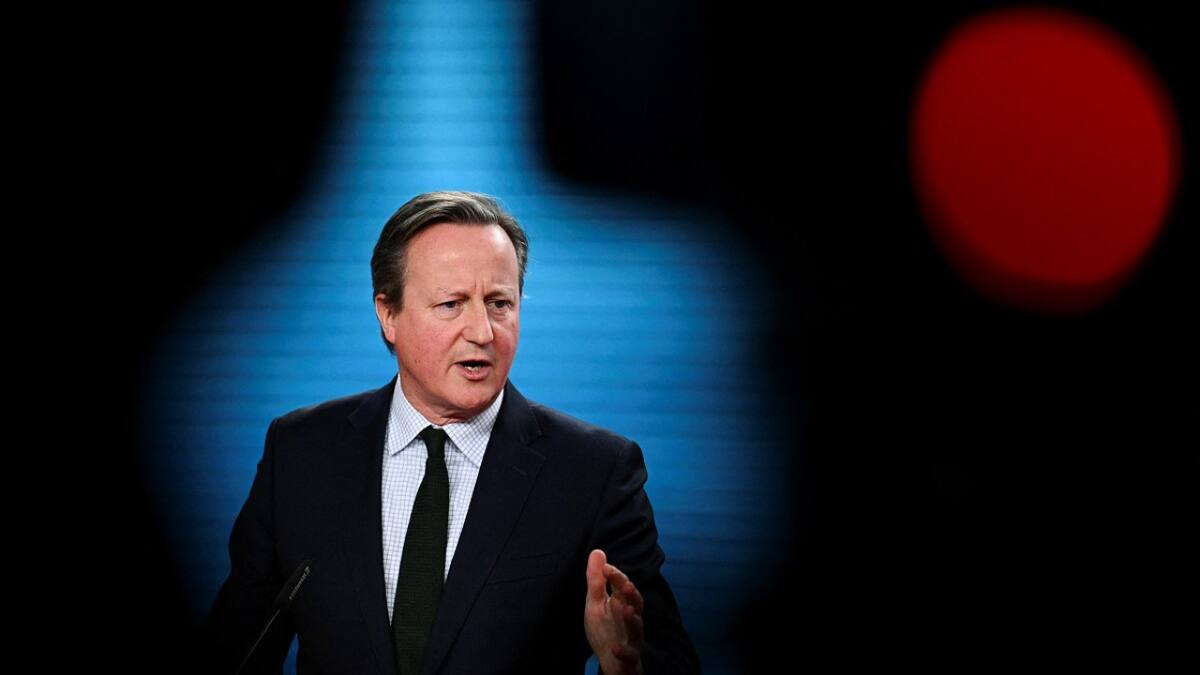 David Cameron, ministro de Exteriores de Gran Bretaña. Foto: Reuters.