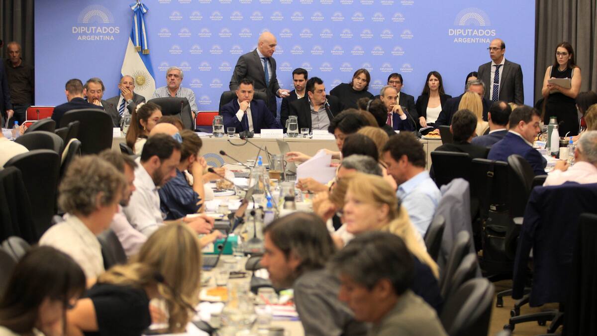 Debate de Comisión en Diputados. Foto: NA.