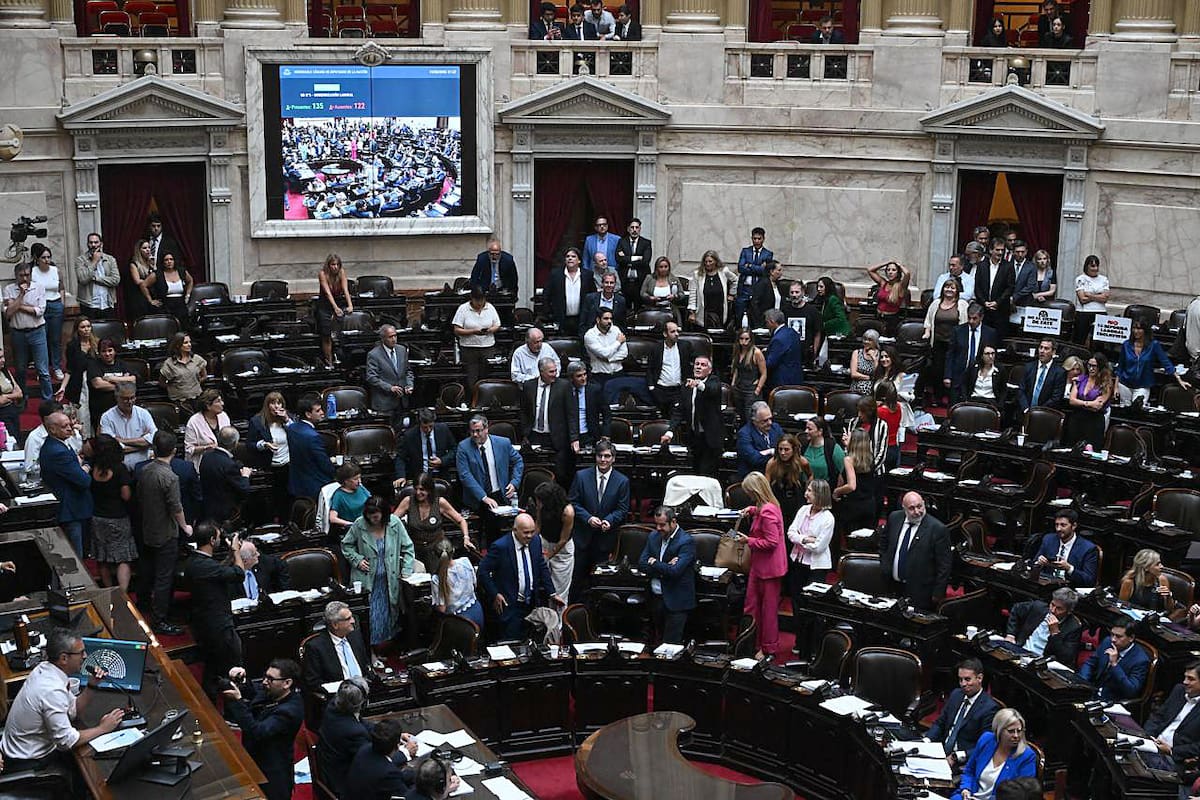 Debate de la reforma laboral en la Cámara de Diputados.
