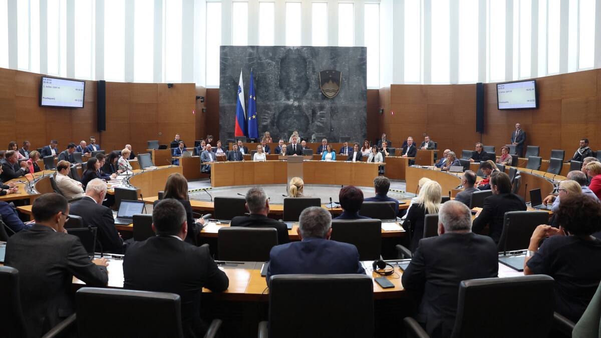 Debate en el parlamento de Eslovenia sobre el reconocimiento del Estado de Palestina. Foto: REUTERS.