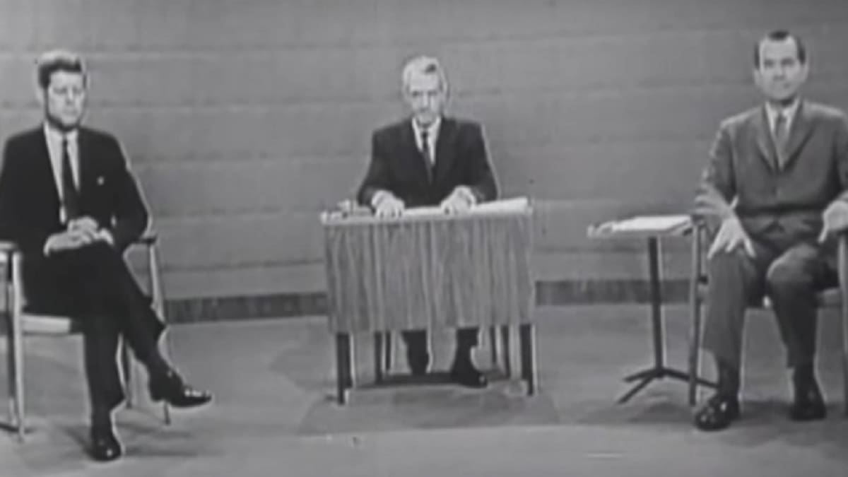 Debate Kennedy-Nixon. Foto: Captura de pantalla.