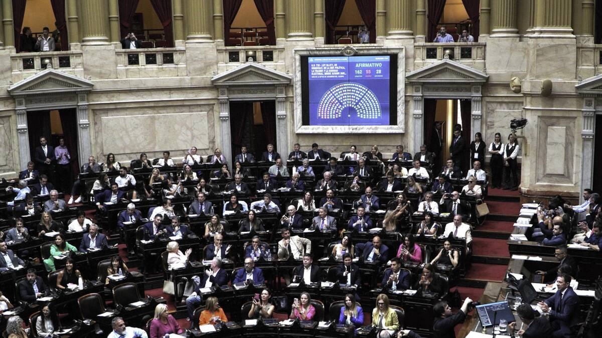 Debate en Diputados. Foto: NA.
