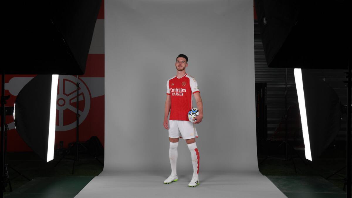 Declan Rice, Premier League. Foto: Twitter Arsenal