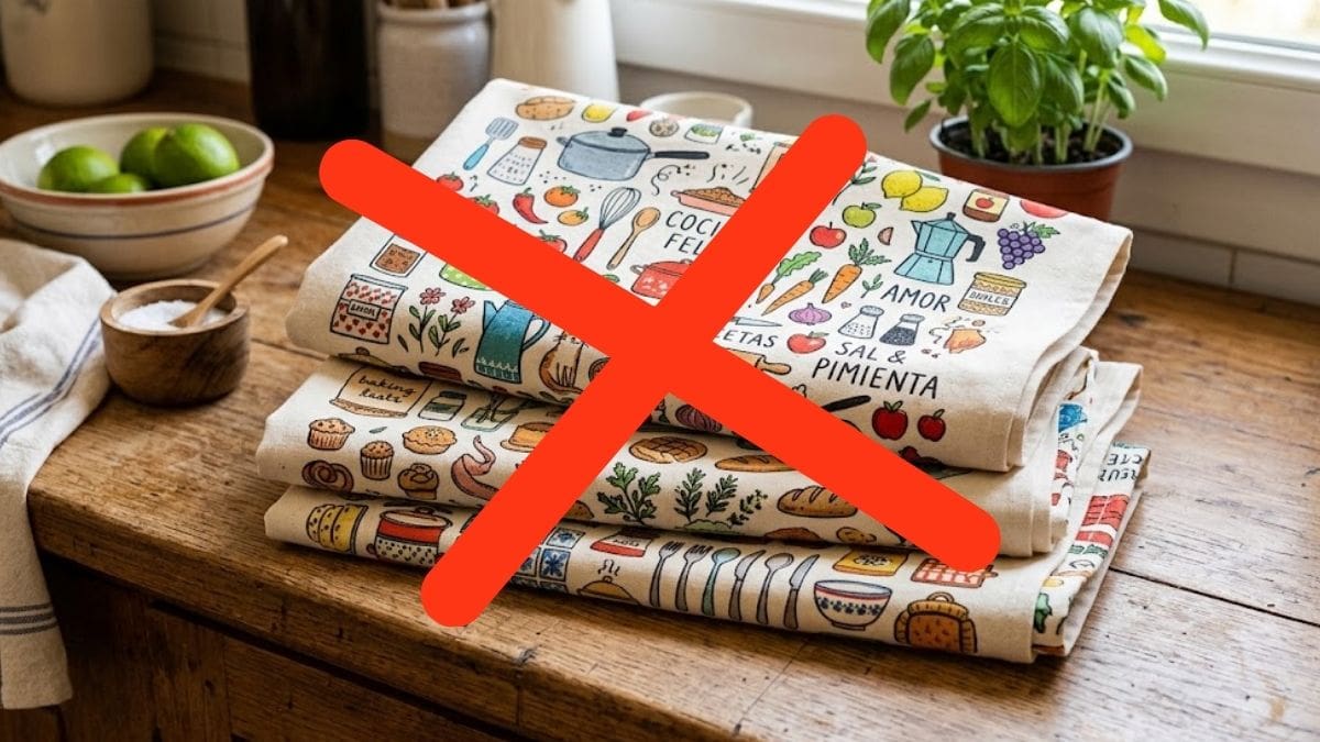 Los repasadores con dibujos pasaron de moda: la tendencia en 2026 que es más simple y elegante