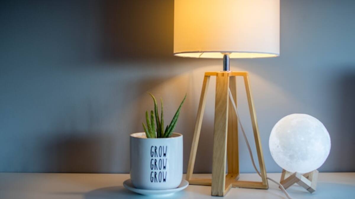 Decoración con lámparas.