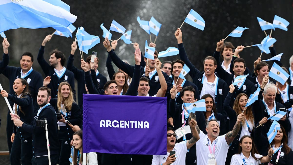 Delegación de Argentina en los Juegos Olímpicos de París 2024. Foto: Reuters.