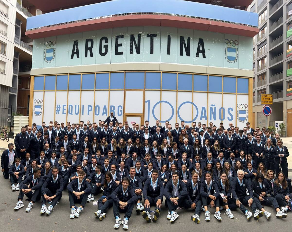 Delegación de Argentina en los Juegos Olímpicos de París 2024. Foto: Twitter PrensaCOA.
