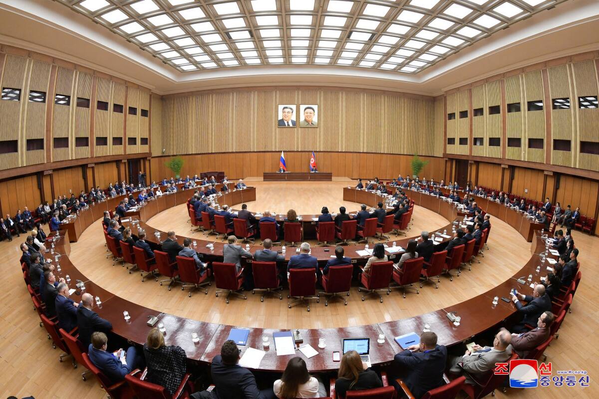 Delegación rusa visitó Norcorea. Foto: Reuters.