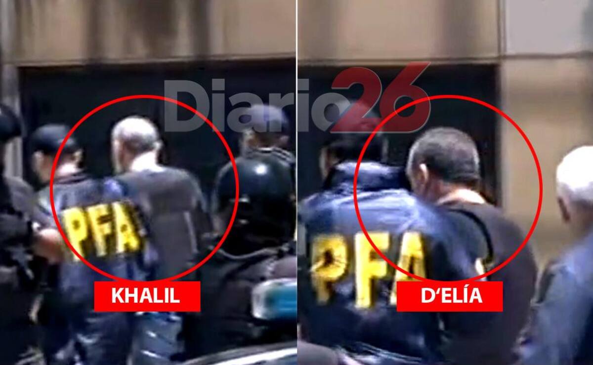 DElía y Khalil detenidos en Comodoro Py - Diario 26