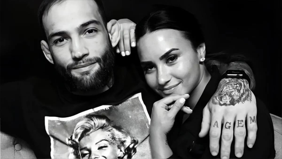 Demi Lovato y Guilherme Vasconcelos vivieron un romance en 2017. Foto: redes sociales.