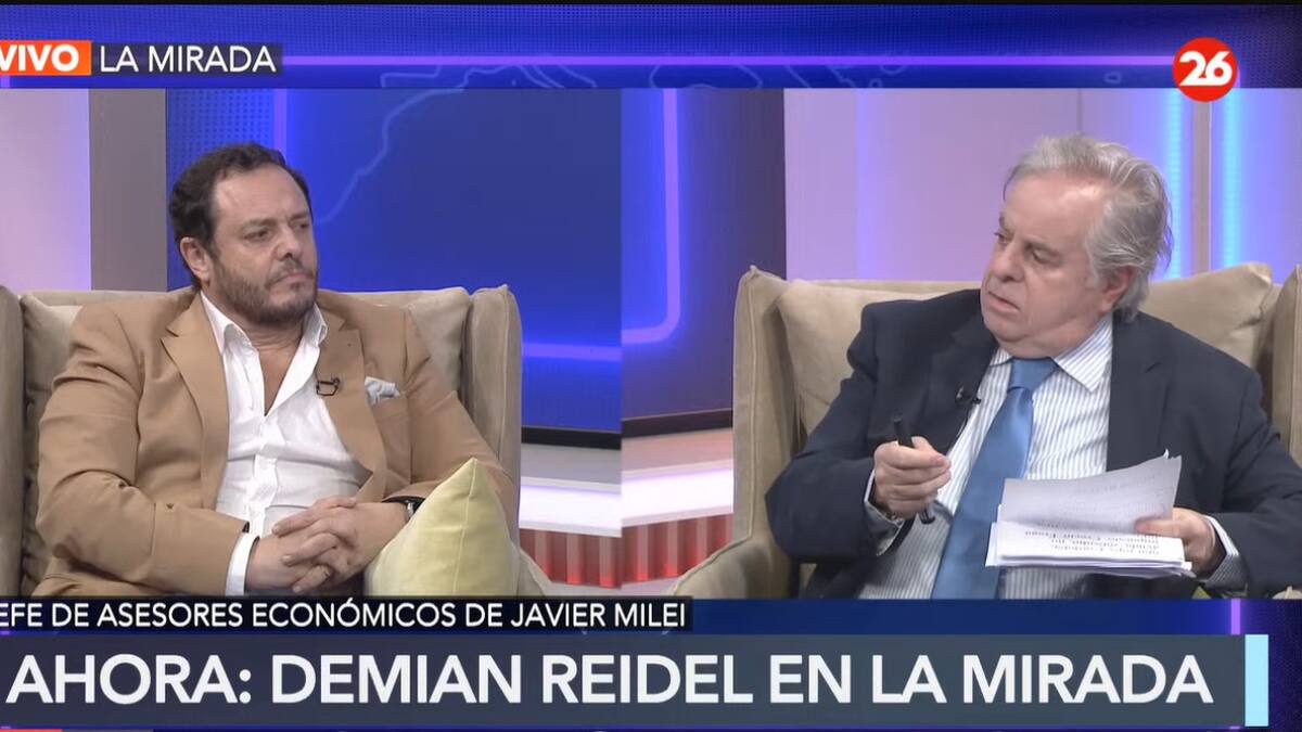 Demián Reidel, en "La Mirada" de Roberto García.