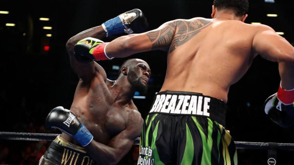 Deontay Wilder y Dominic Breazeale - boxeo