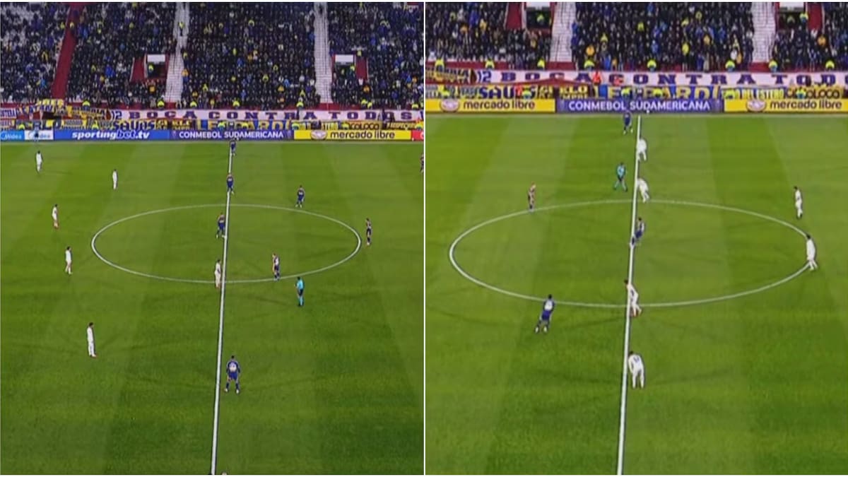 Boca protagonizó una situación insólita ante Recoleta: sacó del medio en los dos tiempos