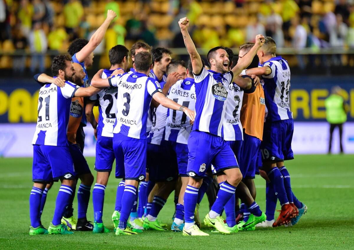 Deportivo La Coruña, el equipo que planea dirigir Lionel Scaloni. Foto: NA.
