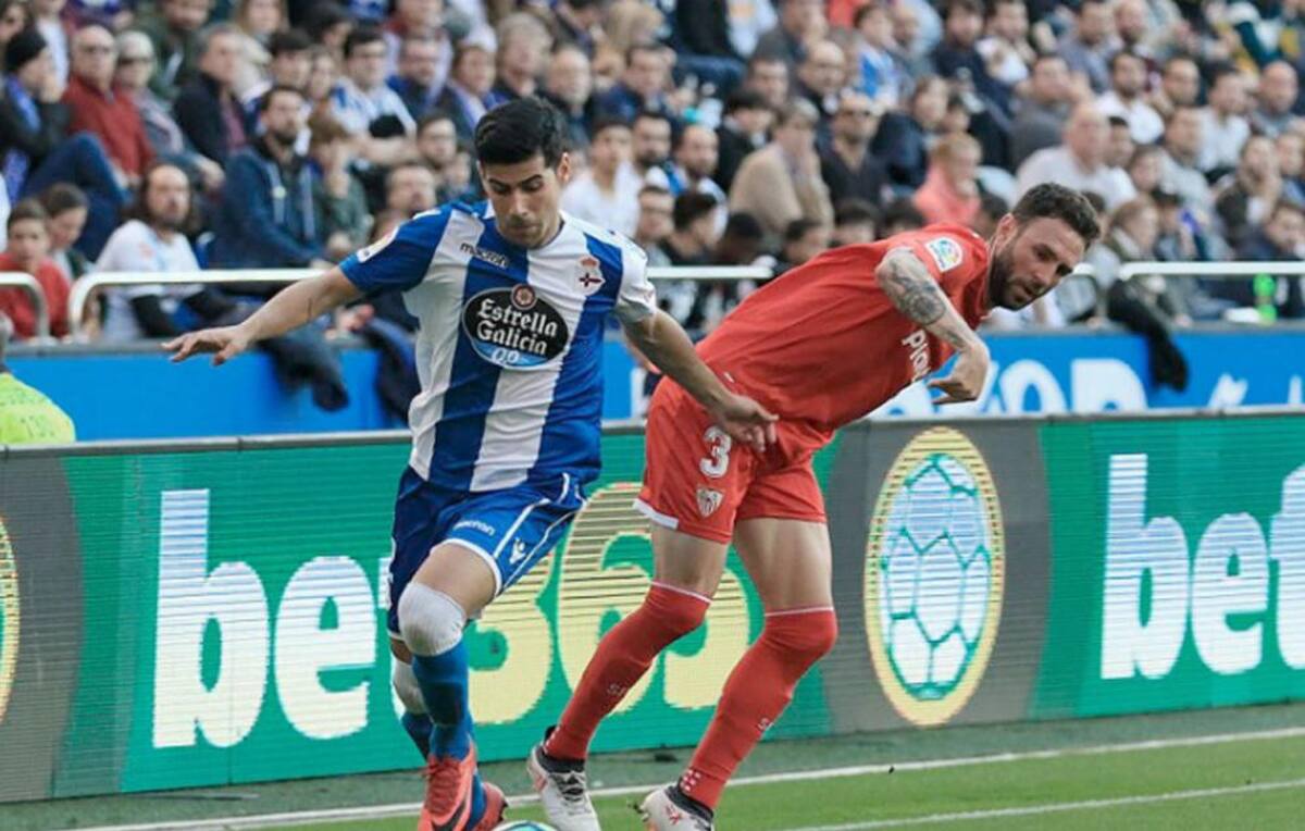 Deportivo La Coruña vs. Sevilla - Fútbol de España (Foto Twitter)