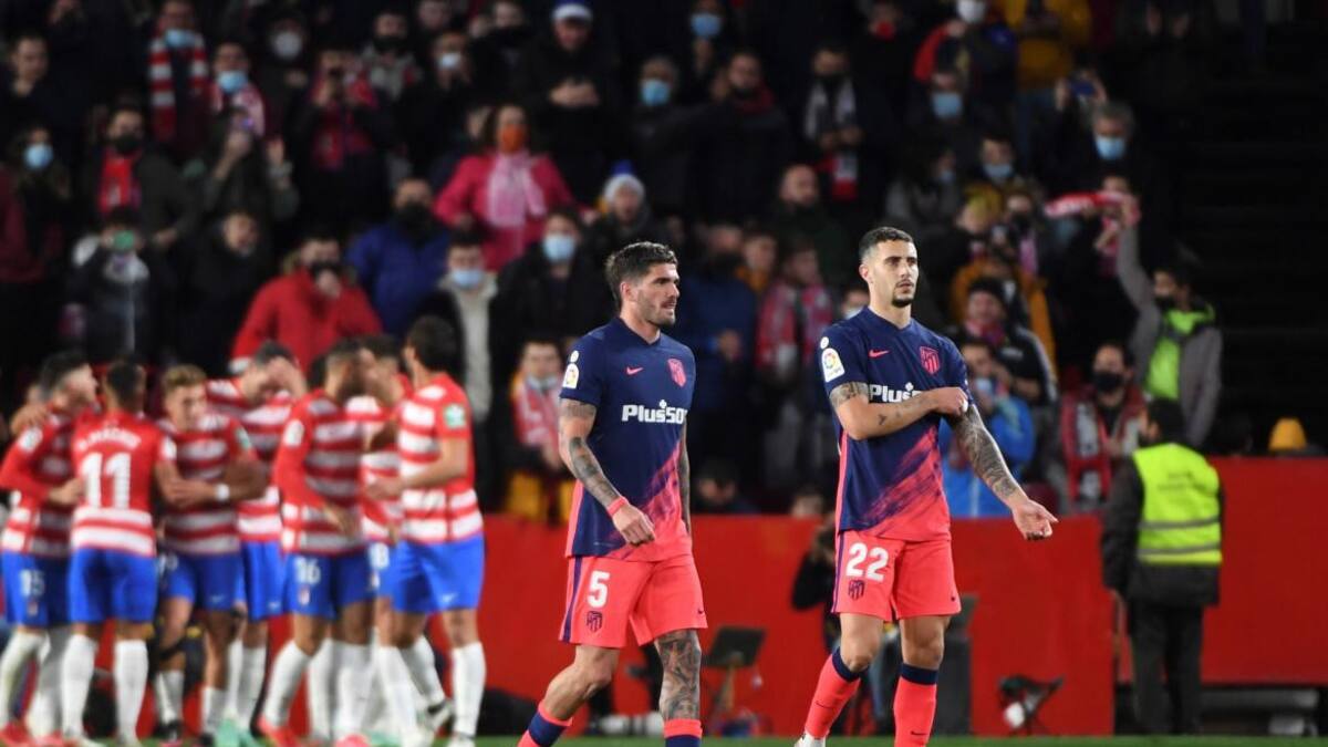 Derrota del Atlético Madrid ante el Granada por La Liga, AGENCIA EFE