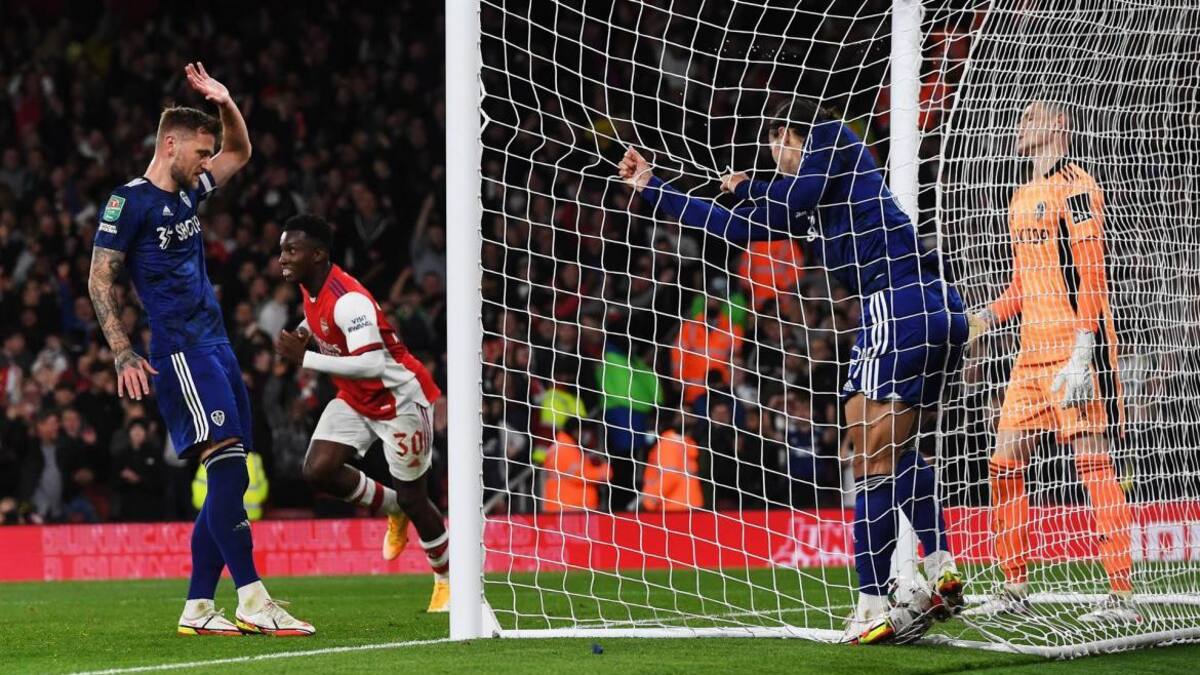 Derrotas del Leeds de Bielsa ante el Arsenal por la Carabao Cup, AGENCIA EFE