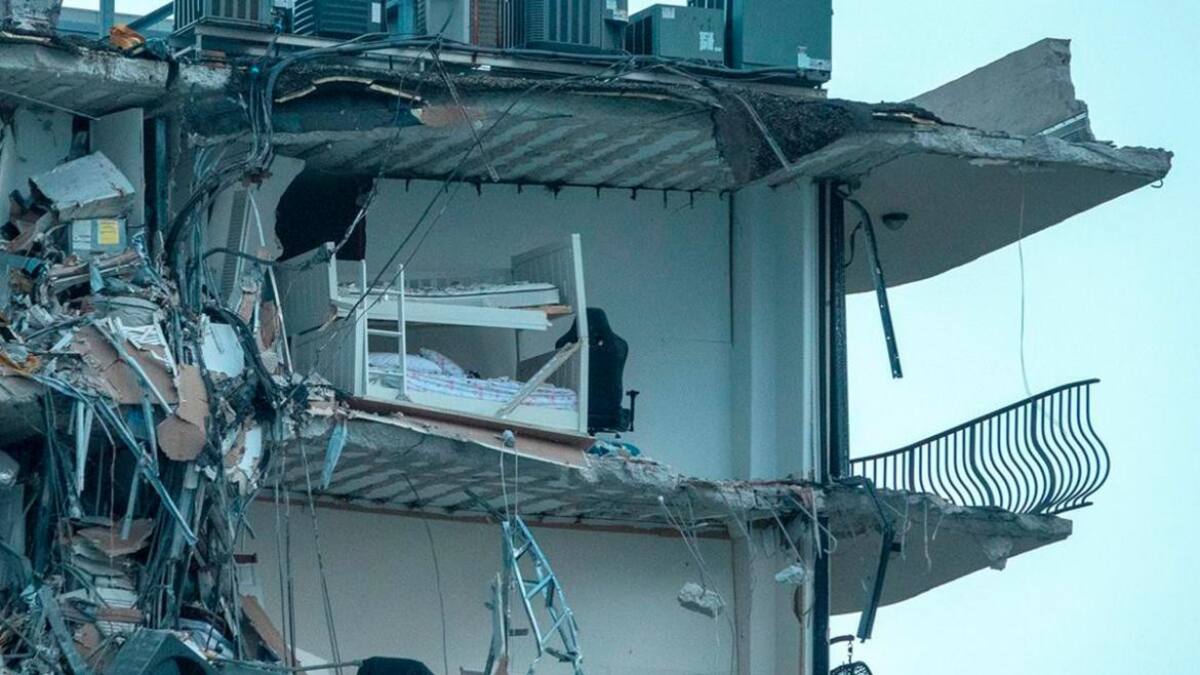 Derrumbe de un edificio en Miami, EFE