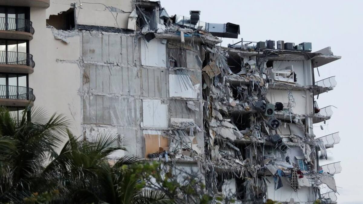 Derrumbe de un edificio en Miami, Reuters.