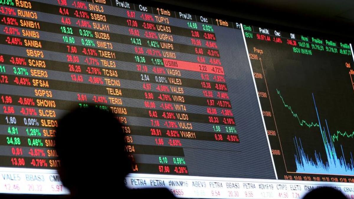 Derrumbe del real en Brasil - Bovespa, REUTERS