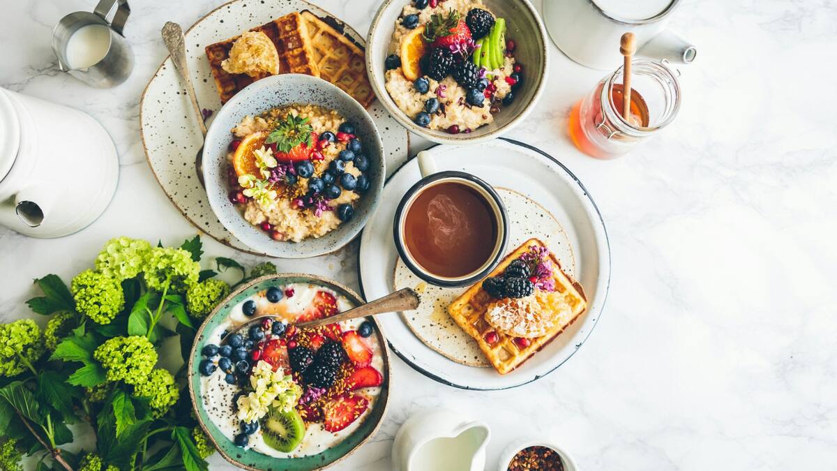 Desayunos saludables sin harinas. Foto Freepik