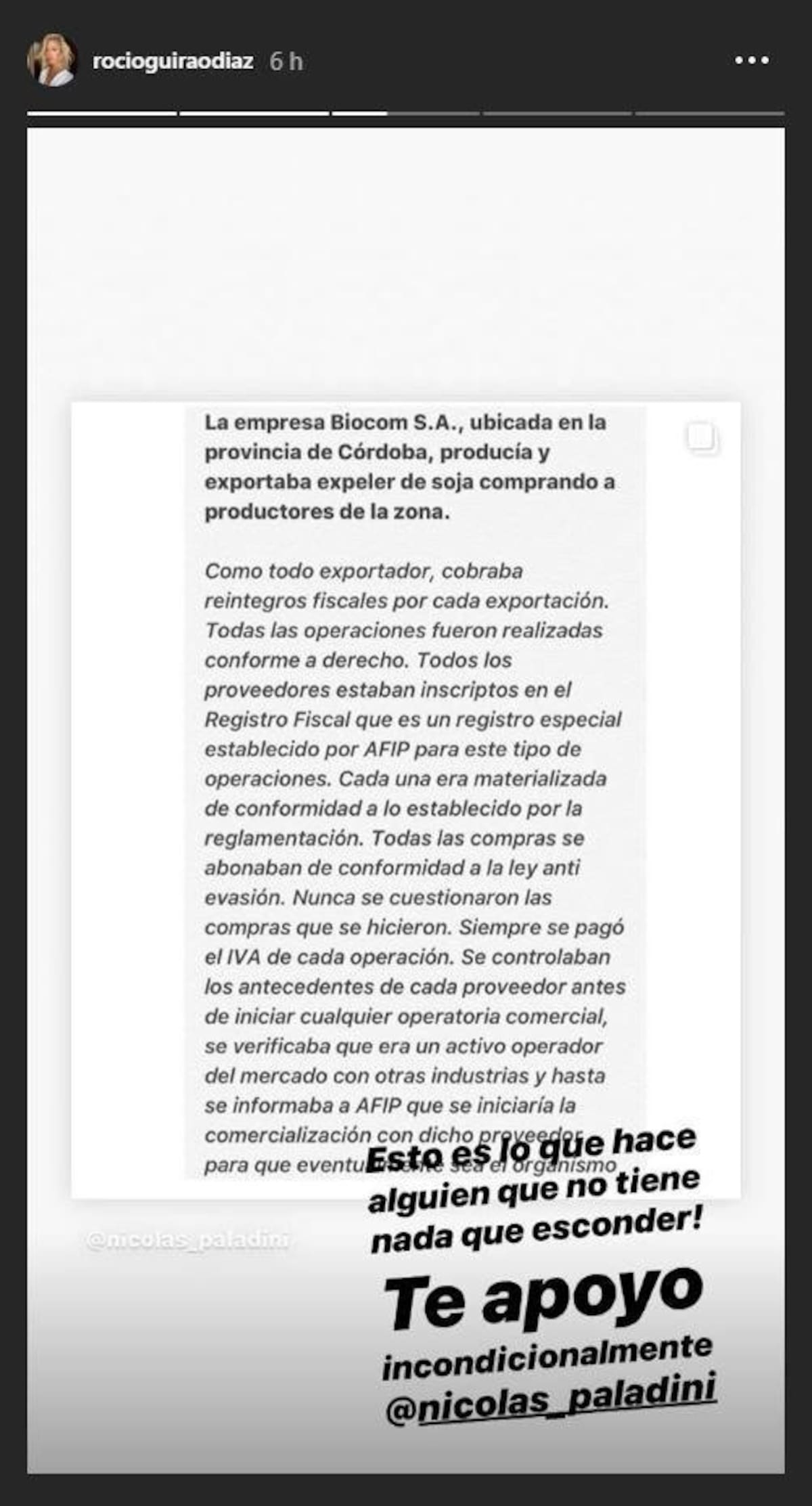 Descargo Guirao Diaz