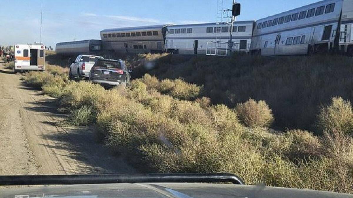 Descarrilo un tren en Estados Unidos. 1.